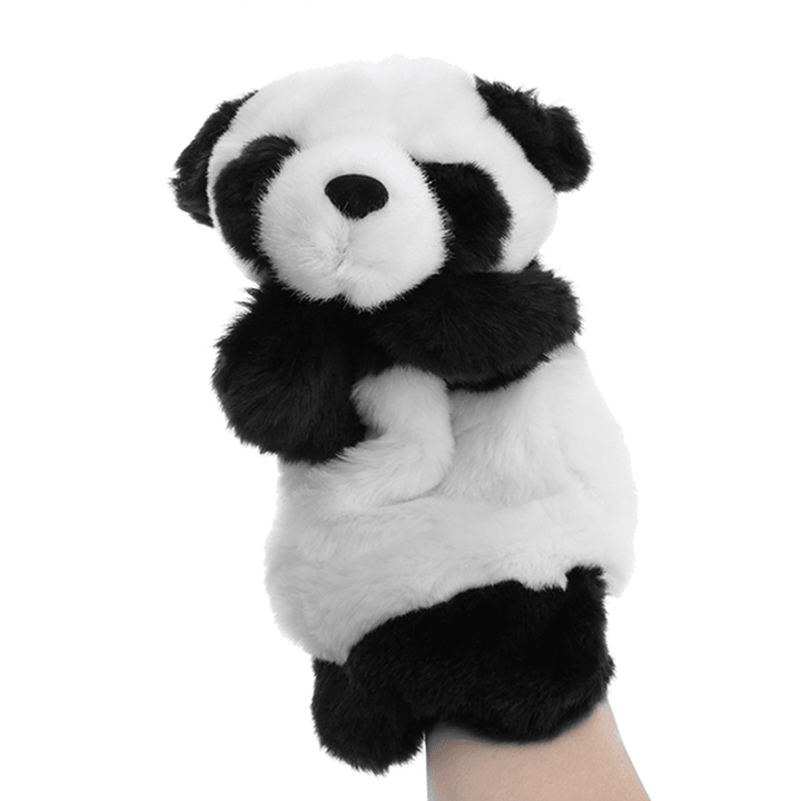 Baby Plush Toys Cute Cartoon Panda Hand Puppet Baby Kids Doll Plush Toy Hand Puppets Children Story - Trendha