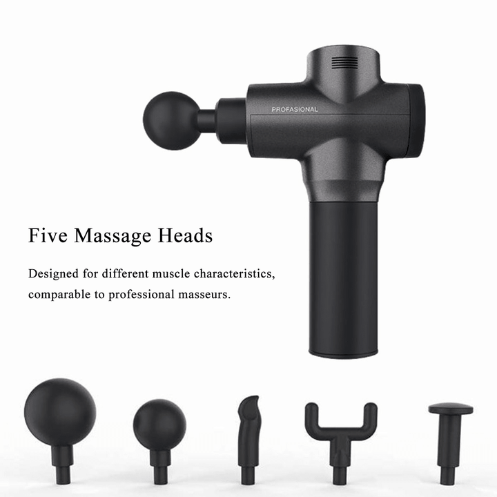 2400Mah Deep Muscle Massager 6 Speed Handheld Cordless Massage Percussive Vibration Therapy Deep Tissue Electric Massager - Trendha