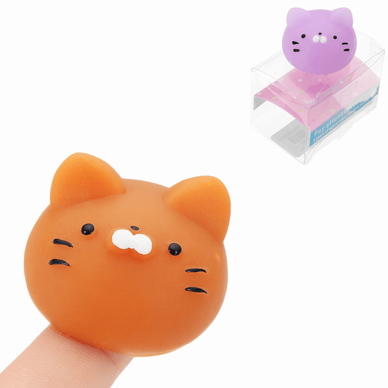 Mochi Maneki-Neko Fortune Cat Kitten Squishy Squeeze Cute Healing Toy Kawaii Collection Stress Reliever - Trendha