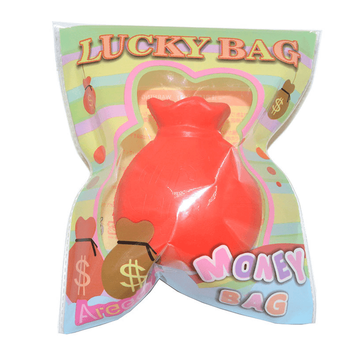 Areedy Squishy Fortune Money Lucky Bag New Year Gift 9Cm Licensed Slow Rising Original Packaging Toy - Trendha