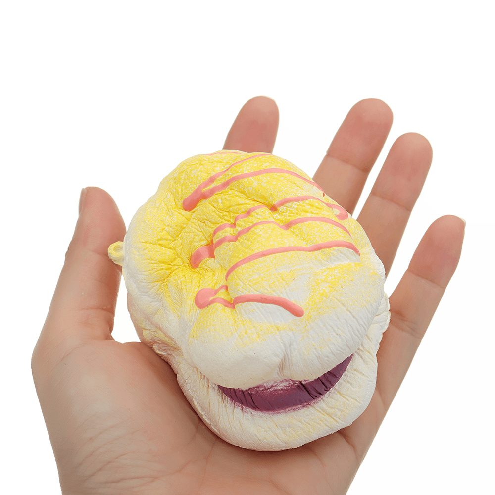 Cream Pineapple Bread Bag Puff Squishy 8Cm Slow Rising Toy Soft Gift Collection - Trendha