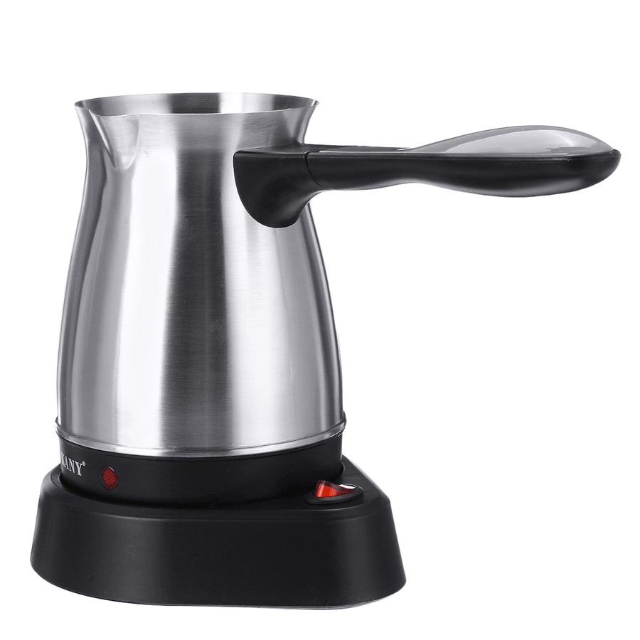 Electric Drip Coffee Maker Stainless Steel Pot Greek Turkish Espresso Percolator - Trendha