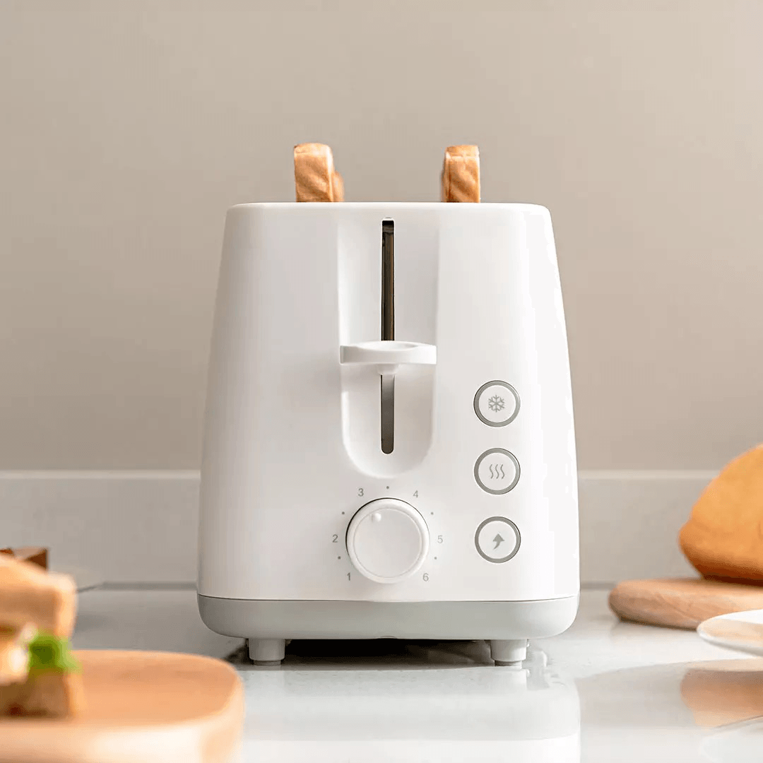Pinlo PL-T075W1H Toaster Bread Maker from Toast Machine Breakfast Machine Mini Sandwich Maker 750W Fast Heating Double Side Baking - Trendha