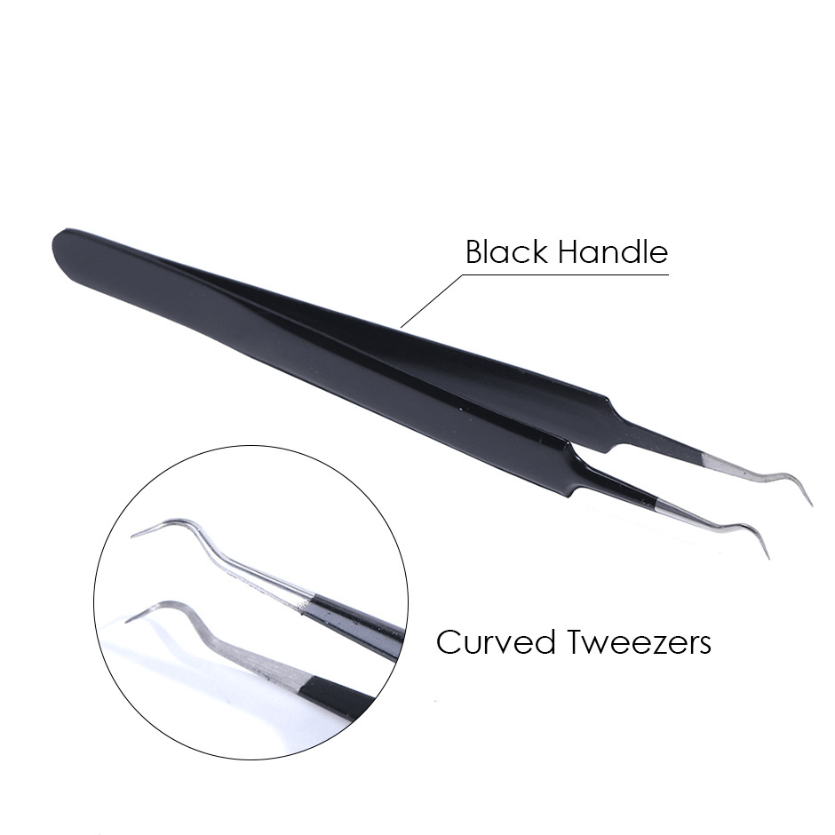 6Pcs Acne Needle to Blackhead Acne Remover Nail Jewelry Tweezers Clip Tool Set - Trendha