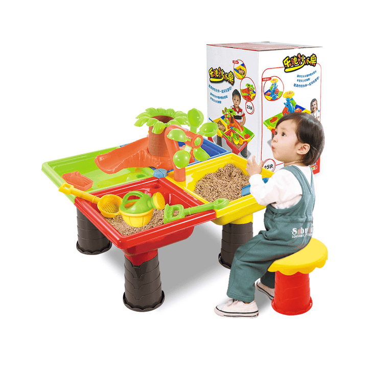 2 in 1 Multi-Style Summer Beach Sand Kids Play Water Digging Sandglass Play Sand Tool Set Toys for Kids Perfect Gift - Trendha