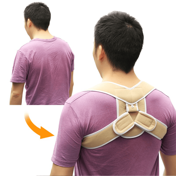 Adjustable Posture Corrector Hunchbacked Lumbar Back Support Correction Brace Belt for Men Children - Trendha