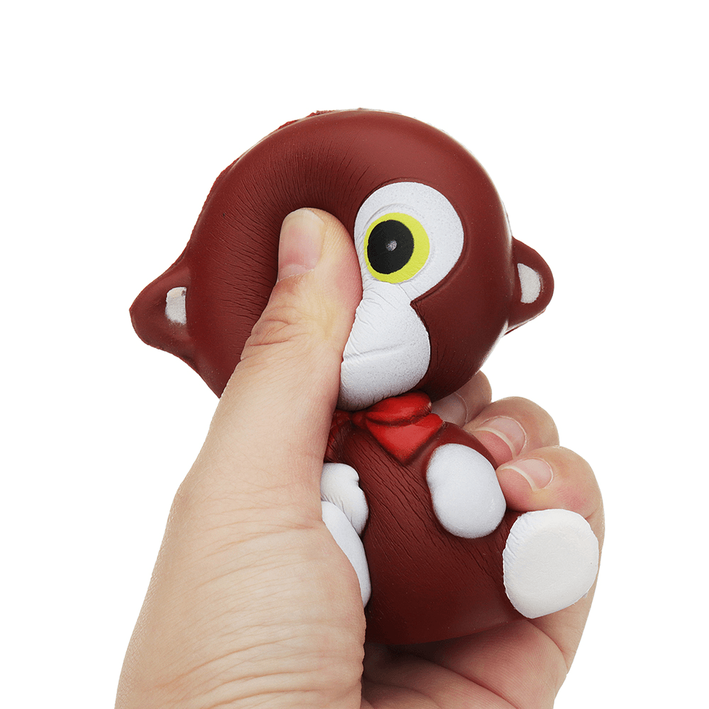Monkey Squishy 10.5*9*7CM Slow Rising Soft Animal Collection Gift Decor Toy with Packaging - Trendha