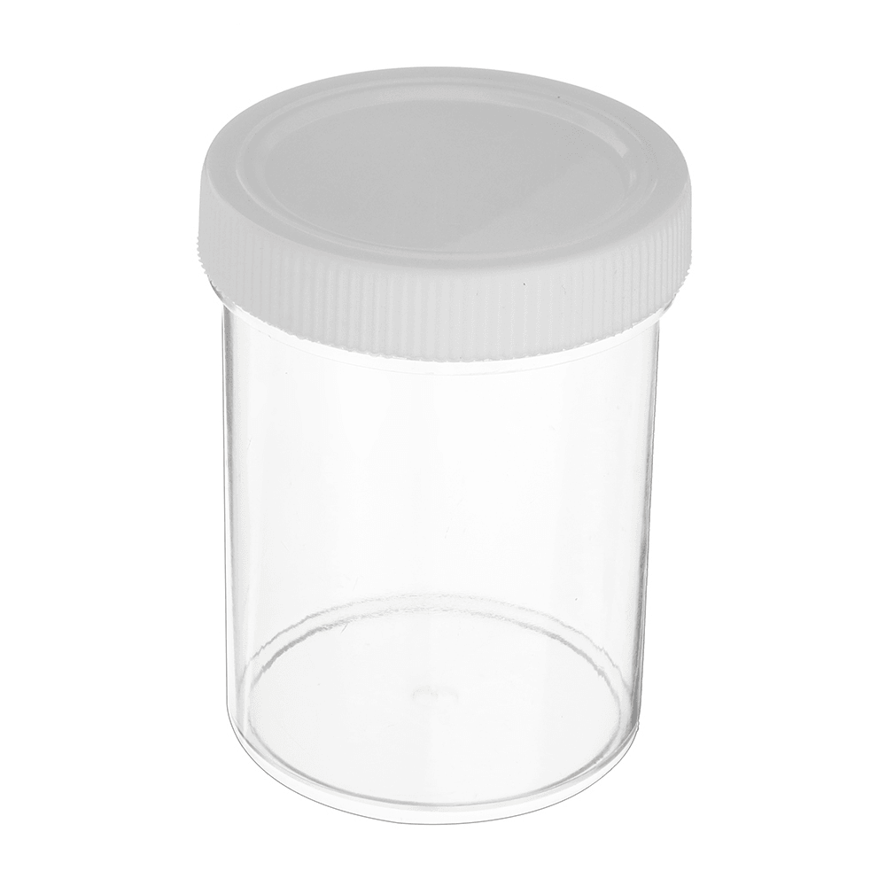 120ML White Cover Hard round Empty Bottle for Slime Crystal Mud DIY Handmade Accessories - Trendha