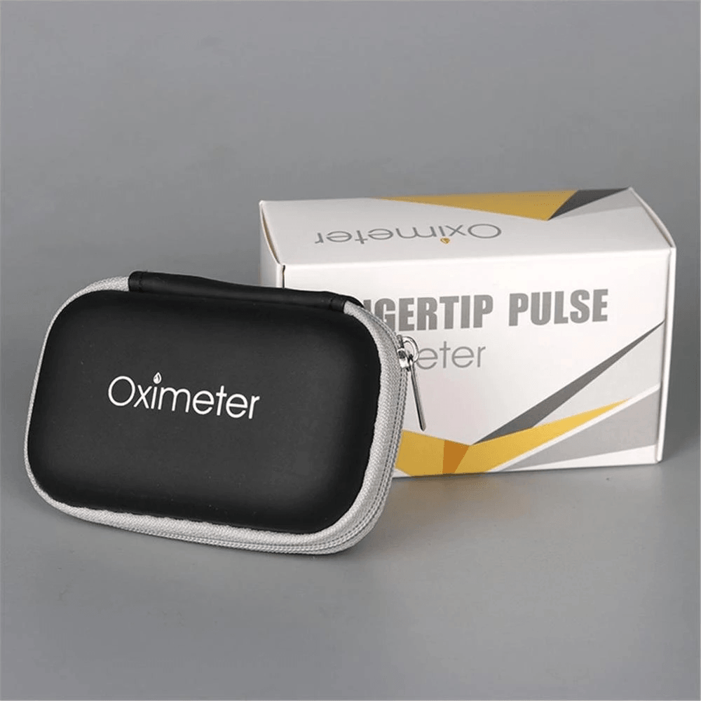 Finger Oximeter Zipper Bag Storage Bag Pulse Oximeter Storage Box Oximeter Cover Kit Bag Protection Bag - Trendha