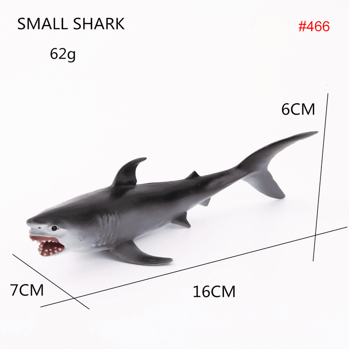 Realistic Ocean Animal Model Marine Animal Solid Whale Shark Series Science Education Puzzle Toys - Trendha