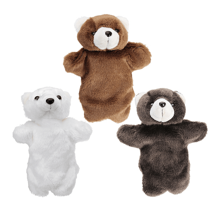 27CM Stuffed Animal Bear Fairy Tale Hand Puppet Classic Children Figure Toys Plush - Trendha