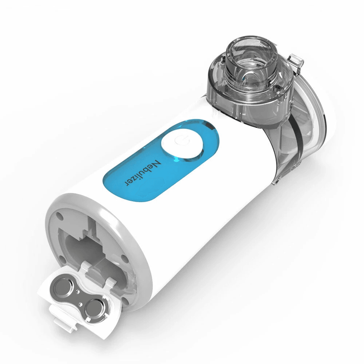 2 in 1 Finger-Pulse Oximeter Handheld USB Inhale Mesh Nebulizer Ultrasonic Atomizer Humidifier Household Health Care Set Gift for Men Women Elderly - Trendha