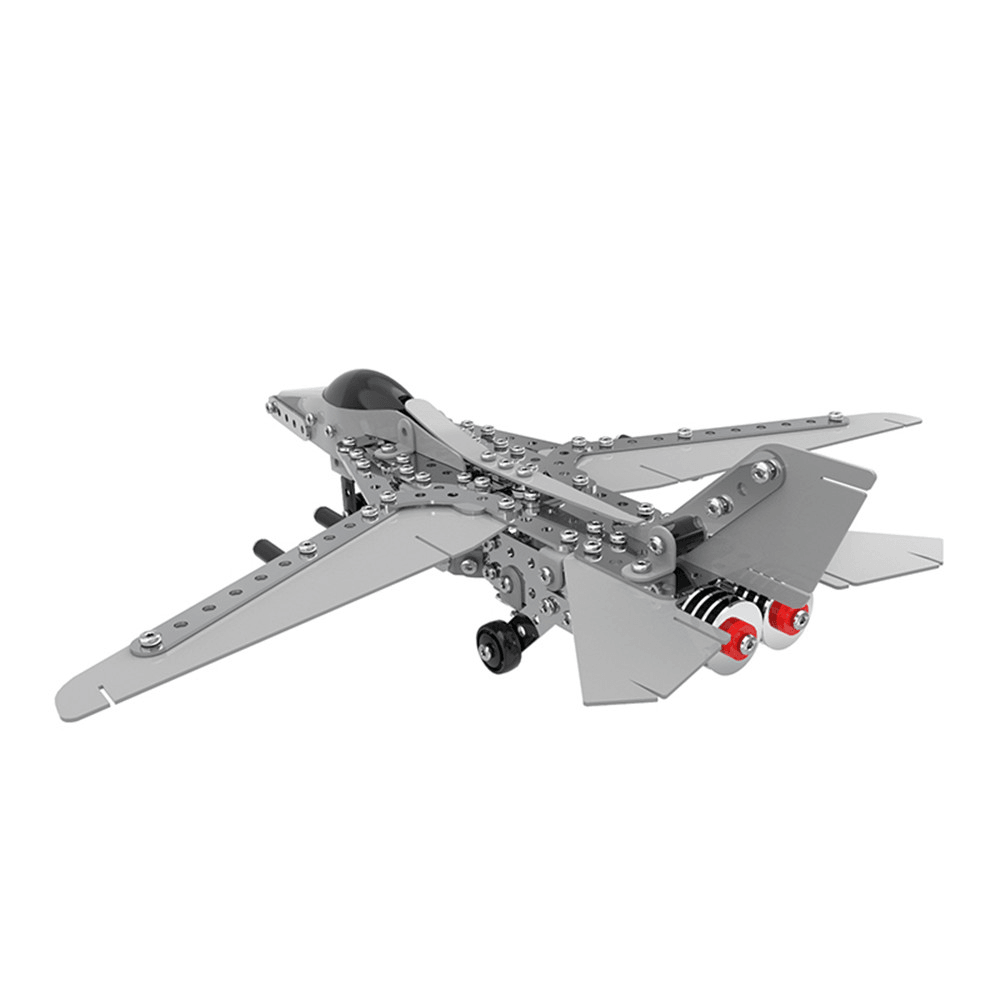 Mofun 3D Metal Puzzle Model Building Stainless Steel Aircraft Fighter Plane 470PCS - Trendha