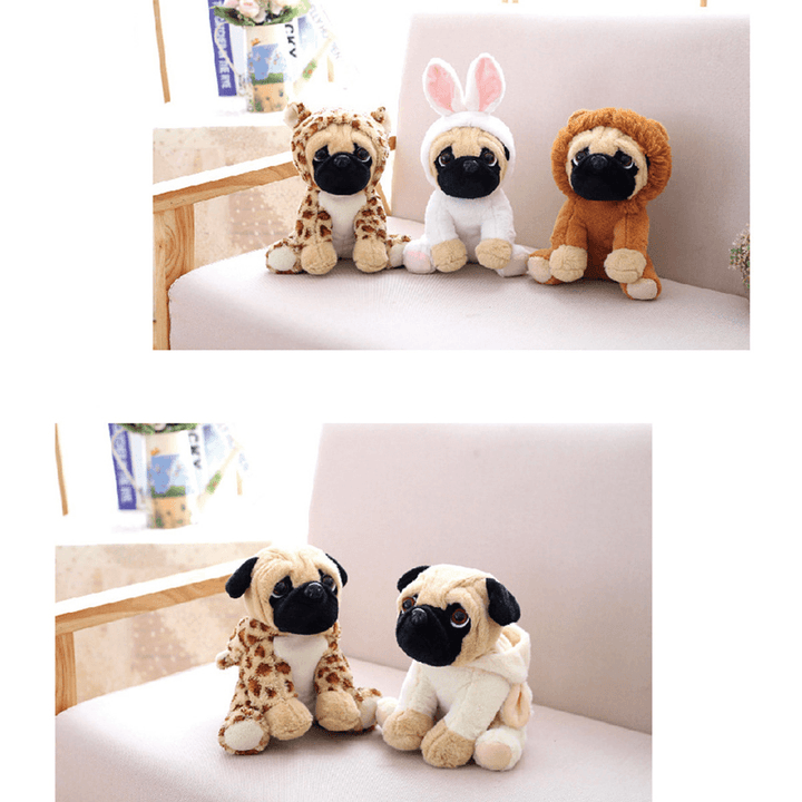 New Soft Cuddly Dog Toy in Fancy Dress Super Cute Quality Stuffed Plush Toy Kids Gift - Trendha