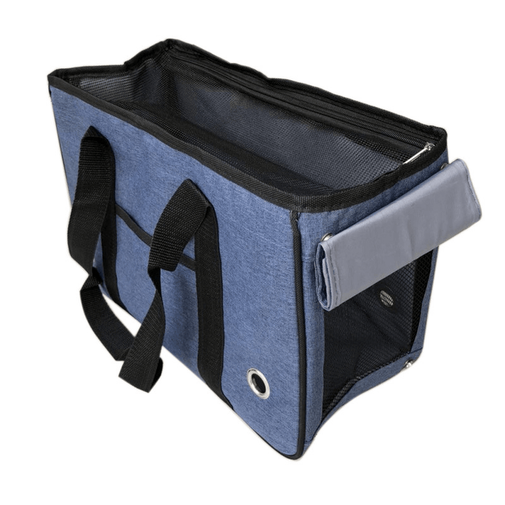Canvass Material Pet Bag Portable Breathable Pet Bag Out of the Portable Diagonal Backpack - Trendha