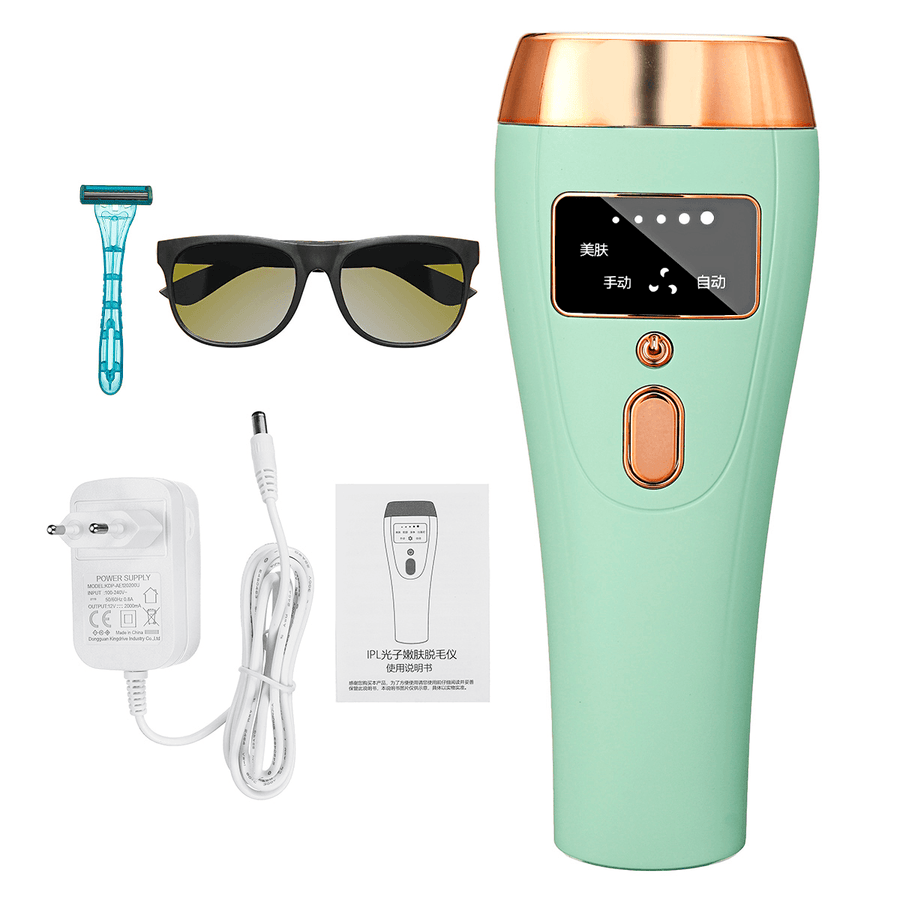 999,999 Flashes IPL LCD Permanent Hair Removal Device 5 Modes Laser Painless Epilator - Trendha