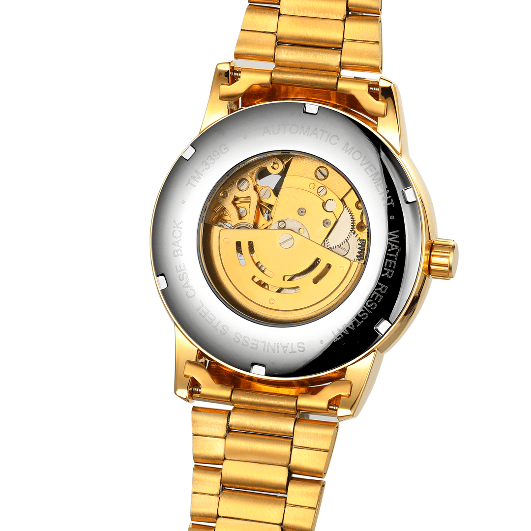 WRG8190 Waterproof Moden Design Men Wrist Watch Business Style Automatic Mechanical Watch - Trendha