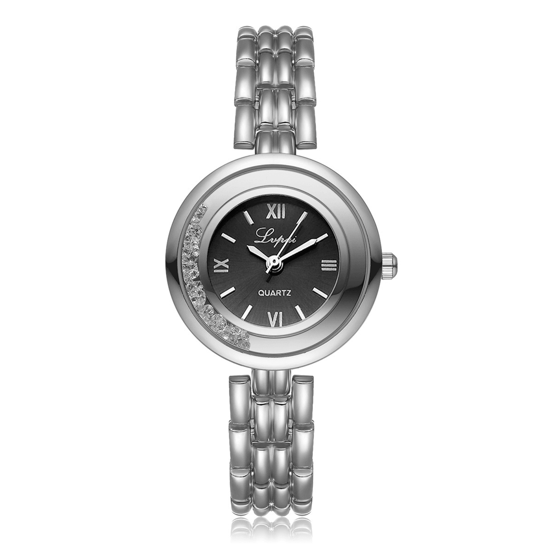 LVPAI P139 Casual Style Ultra Thin Design Women Bracelet Watch Full Steel Quartz Watches - Trendha