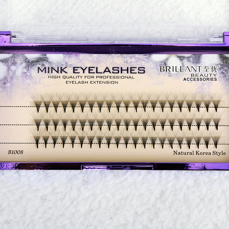 10D Black 8/9/10/12Mm False Eyelash Individual Eyelashes Extension Cluster Kit Grafting Eyes Lashes - Trendha