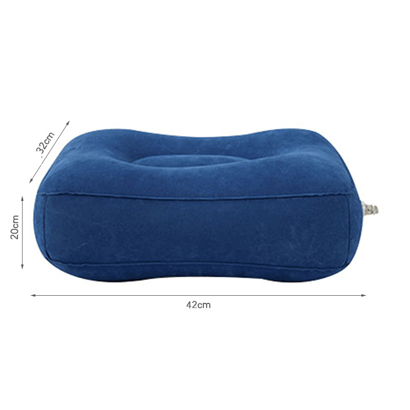 Inflatable Three-Layer Foot Pad Airplane Travel Foot Office Lunch Break Pillow Leg Pillow Ottoman Foot Pad Foot Pedal - Trendha