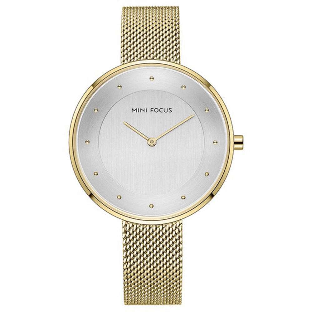 MINI FOCUS MF0179L Full Steel Women Wrist Watch Luxury Fashionable Quartz Watches - Trendha