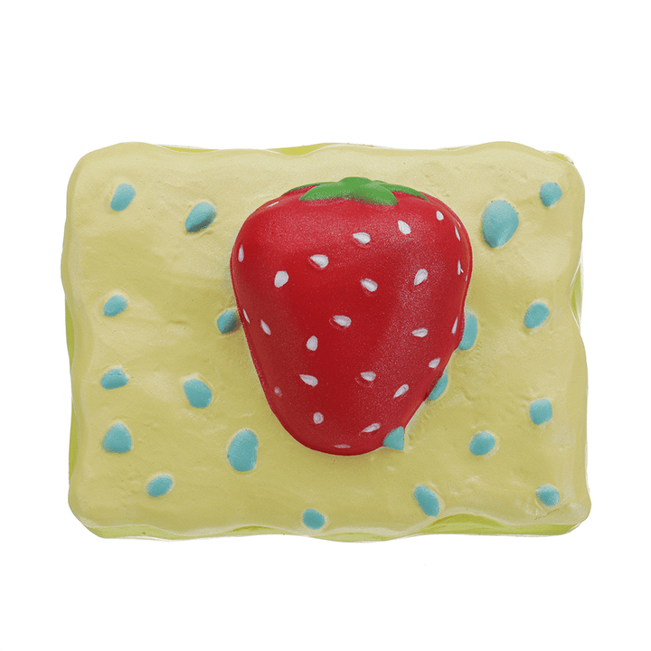 Kiibru Strawberry Mousse Cake Squishy 10*8*8.5CM Licensed Slow Rising with Packaging Collection Gift - Trendha