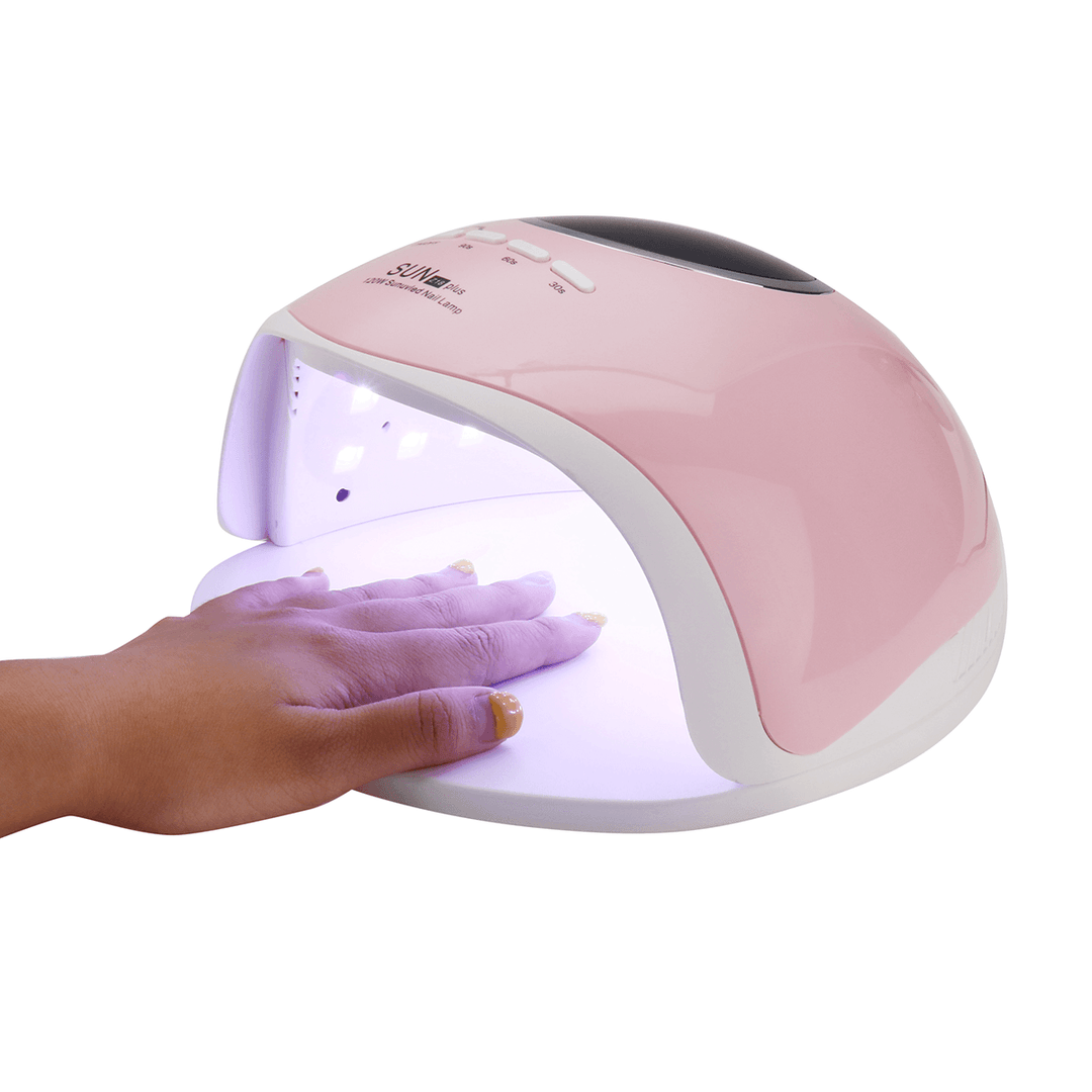 20W LED UV Nail Lamp 42 Leds Nail Dryer for Curing Two Hand UV Lamp Gel Nail Polish with Sensor Timer LCD Display 30/60/90S Dropship - Trendha