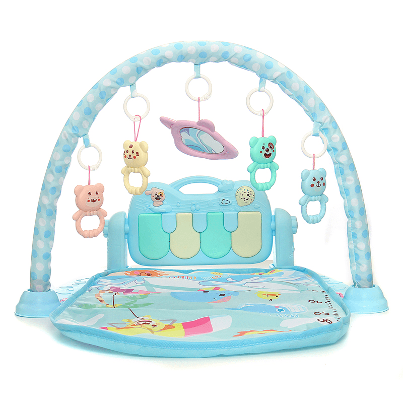 Baby Play Mat Game Music Fitness Blanket Early Educational Toy Direct Charging Projection Spaceship Version Newborn Baby Toy - Trendha