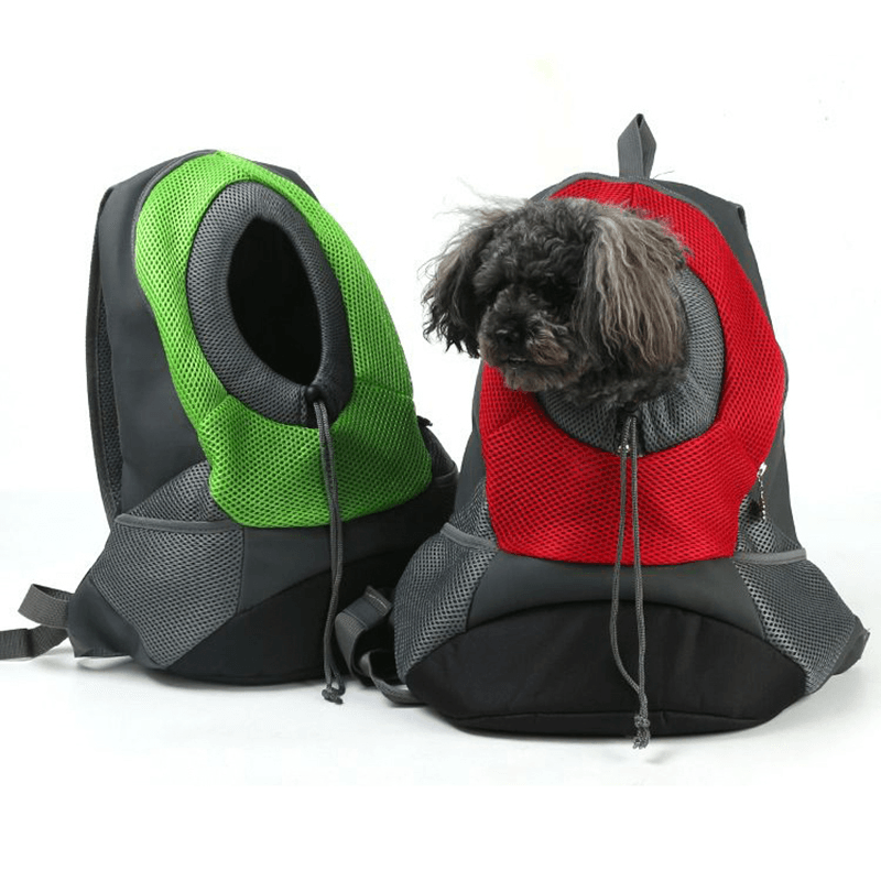 Oxford Cloth Breathable Mesh Pet Backpack Dog Portable Travel Out Backpack Carrier - Trendha
