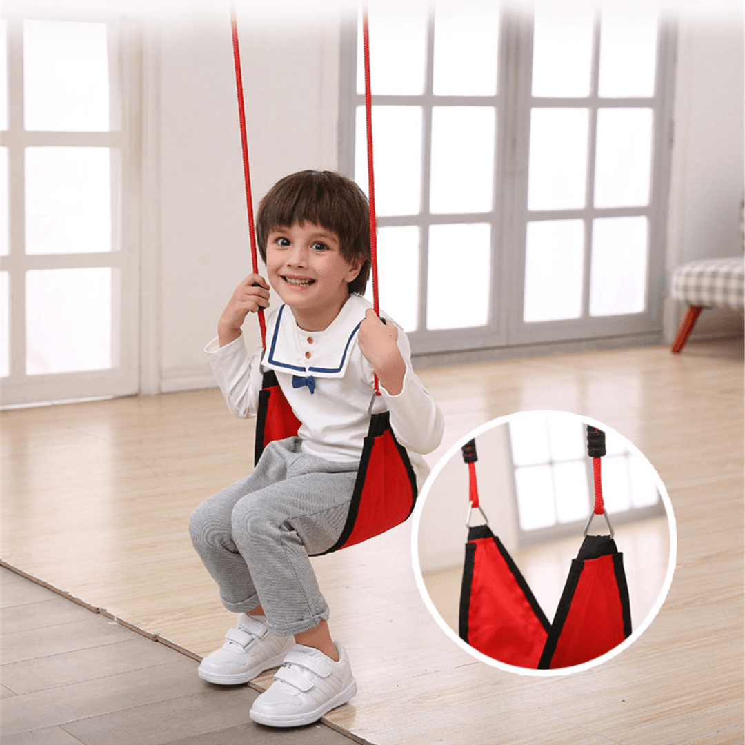 Foldable Kids Play Swing Tree Garden Chair Seat Indoor Outdoor Rope for Children - Trendha