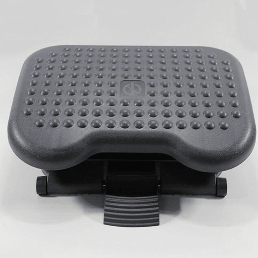 Adjustable Tilting Footrest under Desk Ergonomic Office Foot Rest Pad Footstool Foot Pegs - Trendha