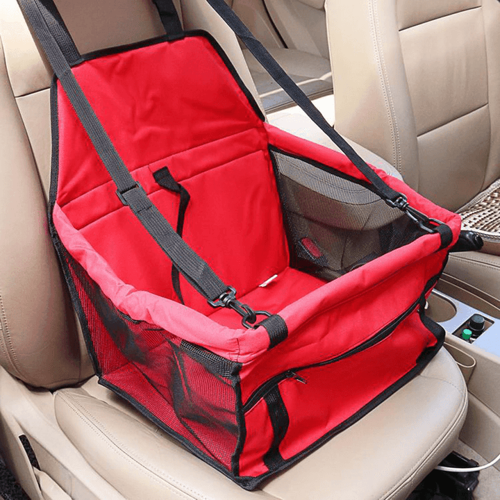 Yani Portable Foldable Pet Safety Travel Car Safe Pet Cat Dog Front Seat Carrier Waterproof Hanging Mesh Bag - Trendha