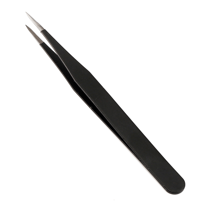 2Pcs Ingrown Hair Tweezers Eyebrow Removal Blackhead Picking Tool Nail Rhinestones Nipper - Trendha