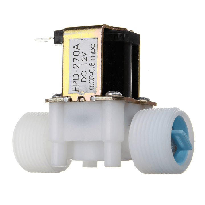 G3/4 12V PP Normally Closed Type Solenoid Valve Water Diverter Device - Trendha