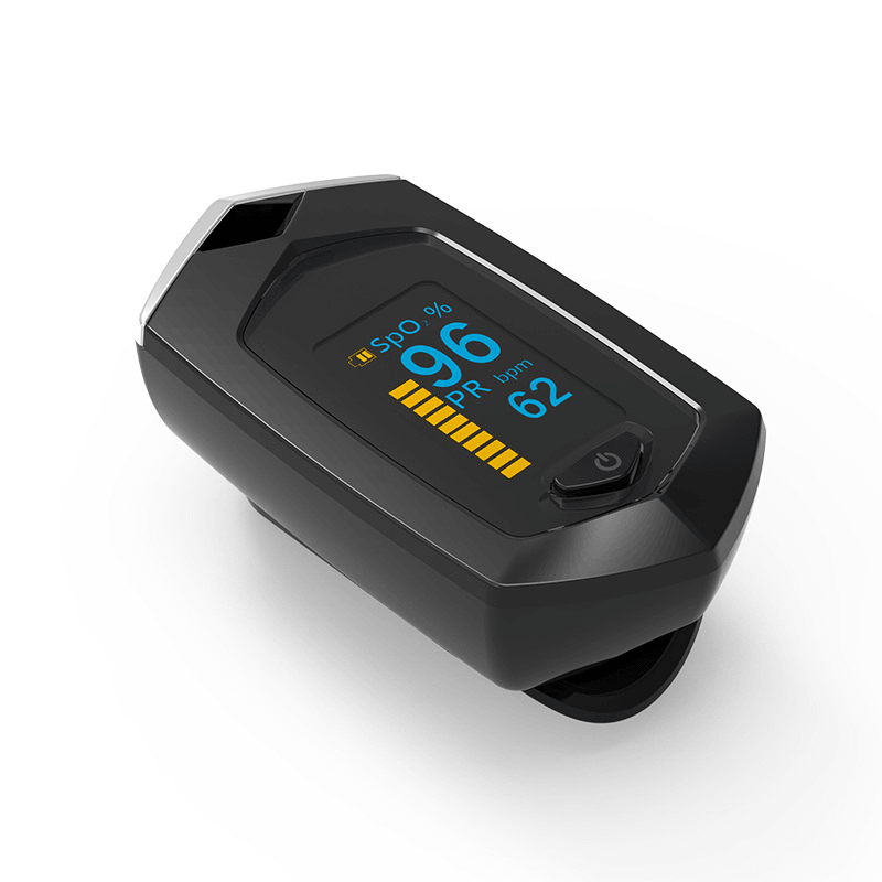 Finger Pulse Oximeter Pulsioximetro Spo2 PR OLED Rechargeable Oximeter Heart Rate Monitor - Trendha