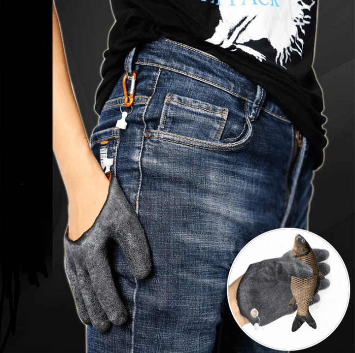 Fishing Catching Gloves with Magnet Release - Trendha