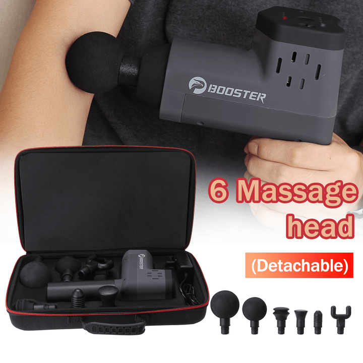 2500Mah BOOSTER Relaxation Electric Muscle Massager Massage Deep Therapy 4200R/Min 5 Gear - Trendha