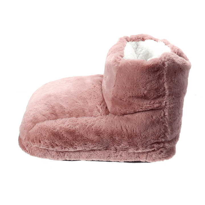 Foot Massager Feet Warmer Electric Heated Comfort Fleece Suede Washable - Trendha