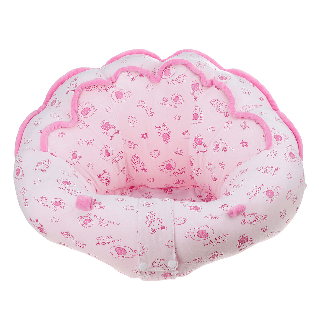 Blue Pink Color Kids Baby 360° Comfortable Support Seat Plush Sofa Learning to Sit Chair Cushion Toy for Kids Gift - Trendha