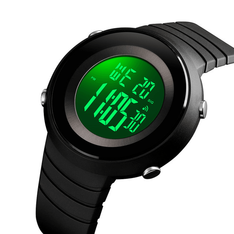 SKMEI 1507 5ATM Waterproof Stopwatch Alarm Digital Watch Outdoor Sports Men Watch - Trendha