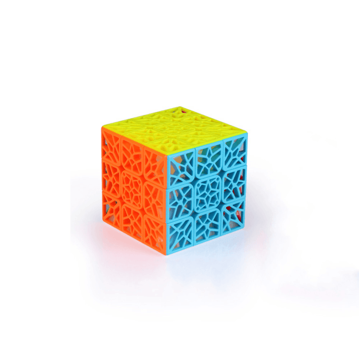 QY DNA Flat or Concave Third-Order Magic Cube Unique Creative Puzzle Hollow Children'S Magic Cube Toys - Trendha