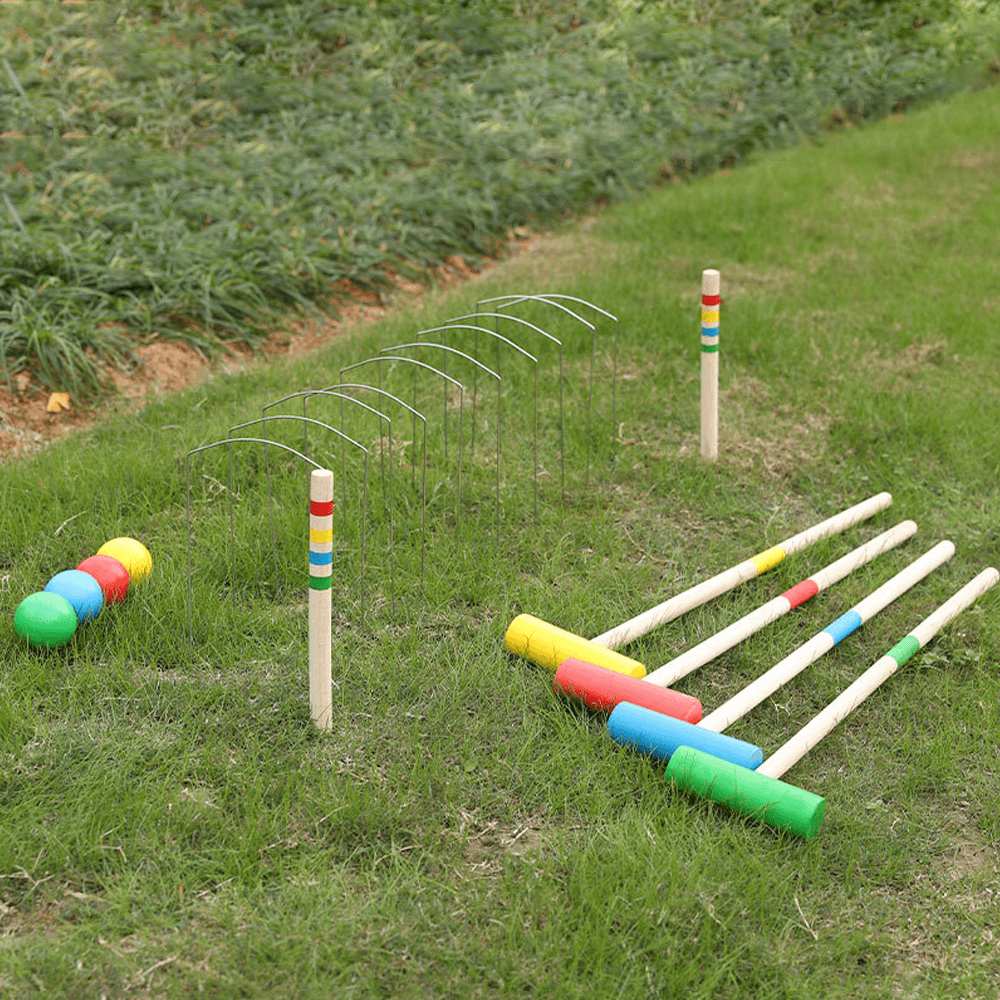 Wooden Golf Club Home Party Kindergarten Outdoor Fitness Sports Playing Puzzle Educational Toy Set for Kids Adult Gift - Trendha