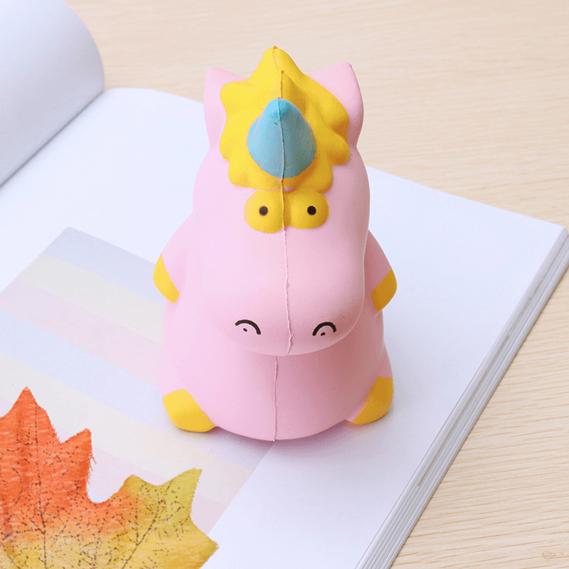 Areedy Squishy Baby Unicorn Hippo 14Cm*10Cm*8Cm Licensed Super Slow Rising Cute Pink Scented Original Package - Trendha