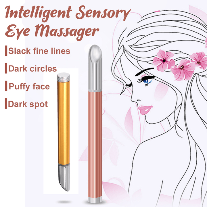 Eye Lontophoresis Massager Pen Eyebag Wrinkle Remover Cell Renew Beauty Tool Beauty Machine - Trendha