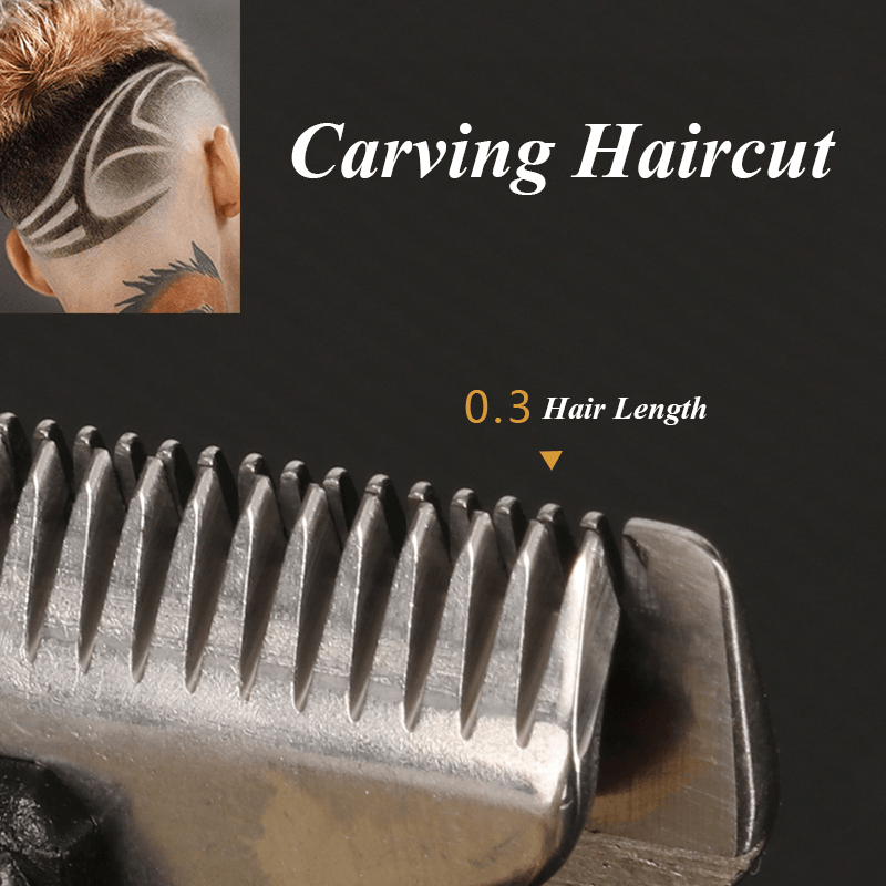 Kemei Barber Shop Oilhead Electric Hair Trimmer Professional Haircut Shaver Carving Hair Beard Machine Styling Tool KM-700B - Trendha