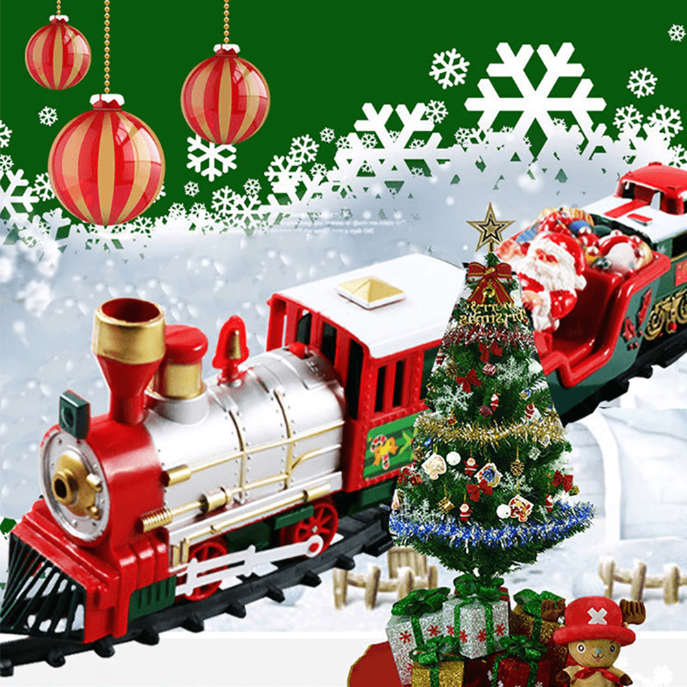 Christmas Electric Rail Car Small Train Children'S Electric Educational Car Toys - Trendha