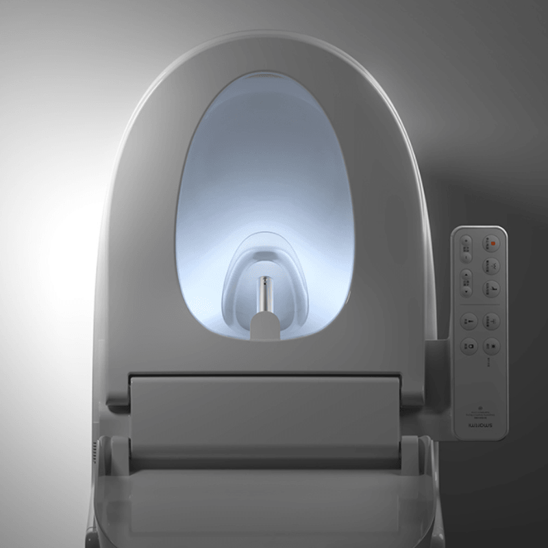 SMARTMI Multifunctional Smart Toilet Seat Covers LED Night Light 4-Grade Adjust Electronic Bidet - Trendha