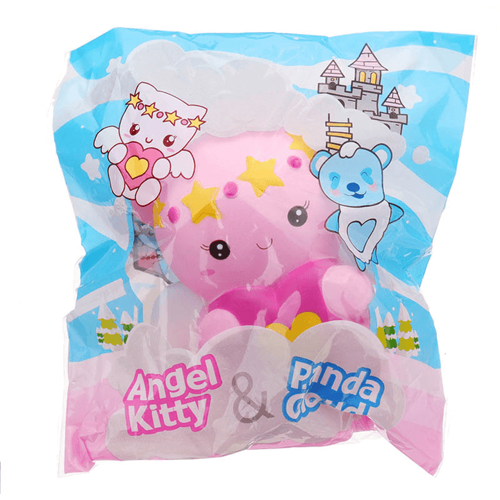 Creamiicandy Yummiibear Angel Kitty Panda Cloud Licensed Squishy 14Cm with Packaging Collection Gift Soft Toy - Trendha