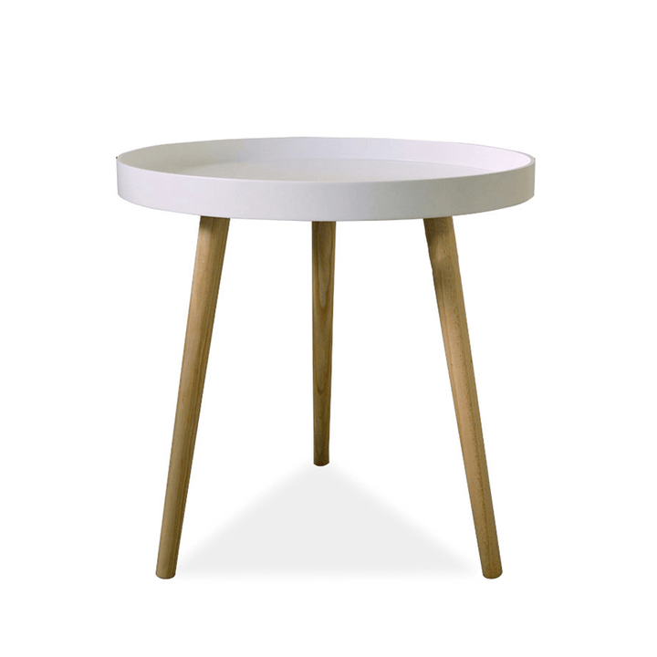 38/50Cm round Side Table Tray Small End Table Coffee Tea Table Indoor Outdoor Storage Table for Home Office - Trendha