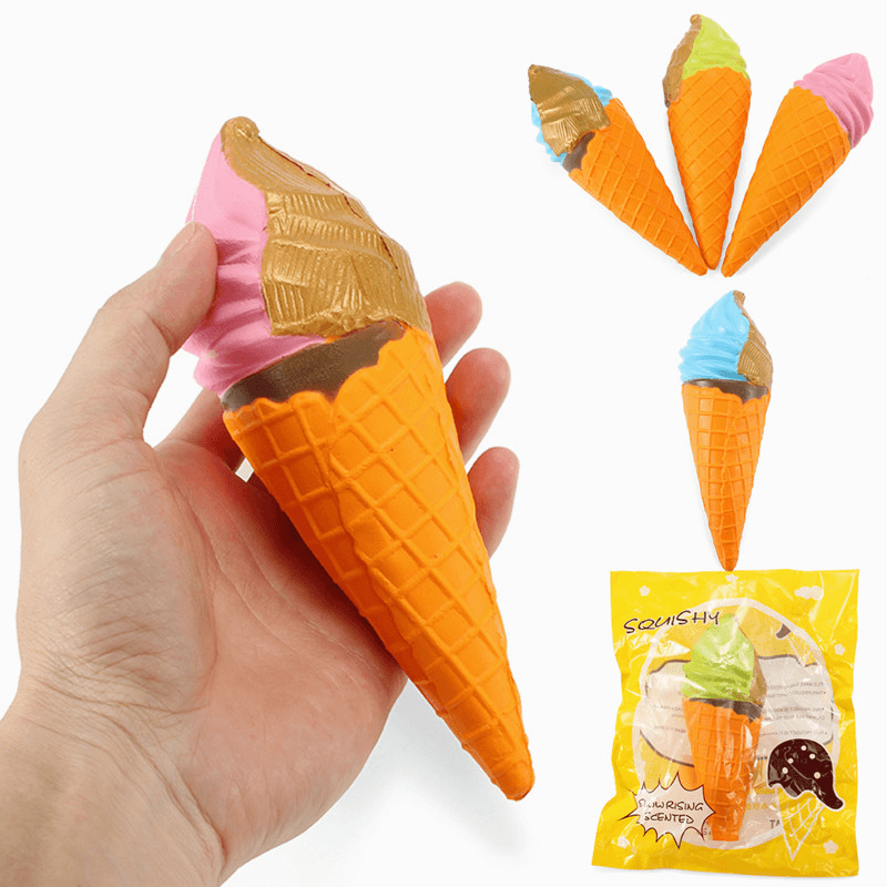 Yunxin Squishy Ice Cream 18Cm Slow Rising with Packaging Collection Gift Decor Soft Squeeze Toy - Trendha